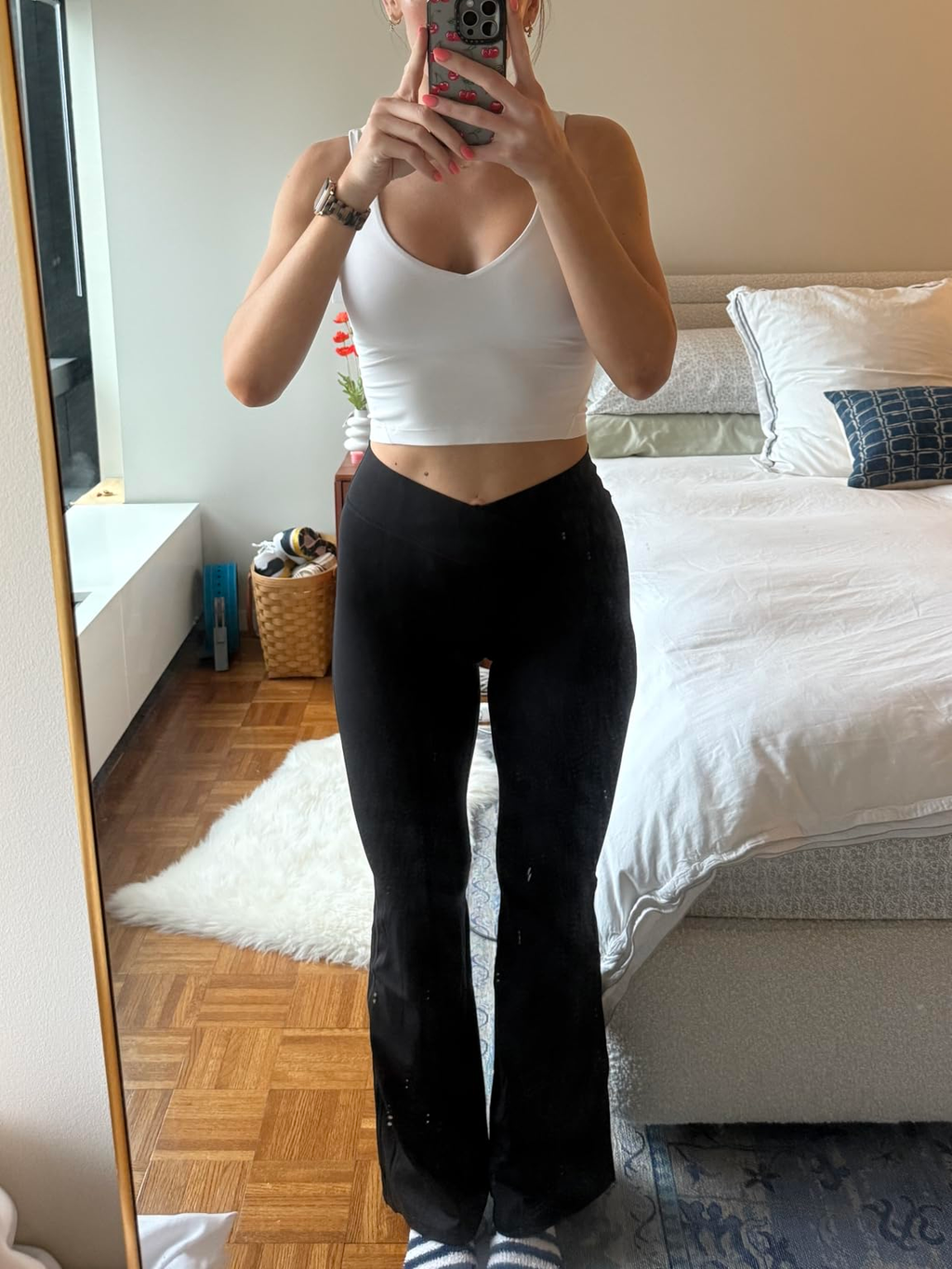 CalyraFit™ - High Waisted Tummy Control Flared Pants