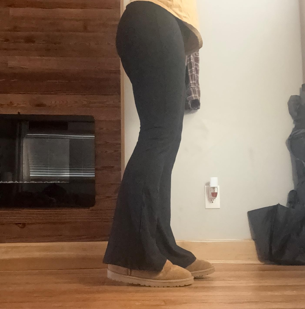 CalyraFit™ - High Waisted Tummy Control Flared Pants