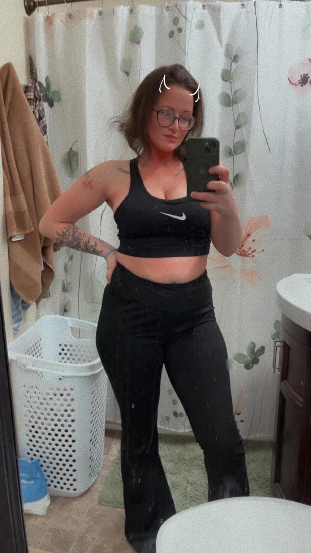 CalyraFit™ - High Waisted Tummy Control Flared Pants
