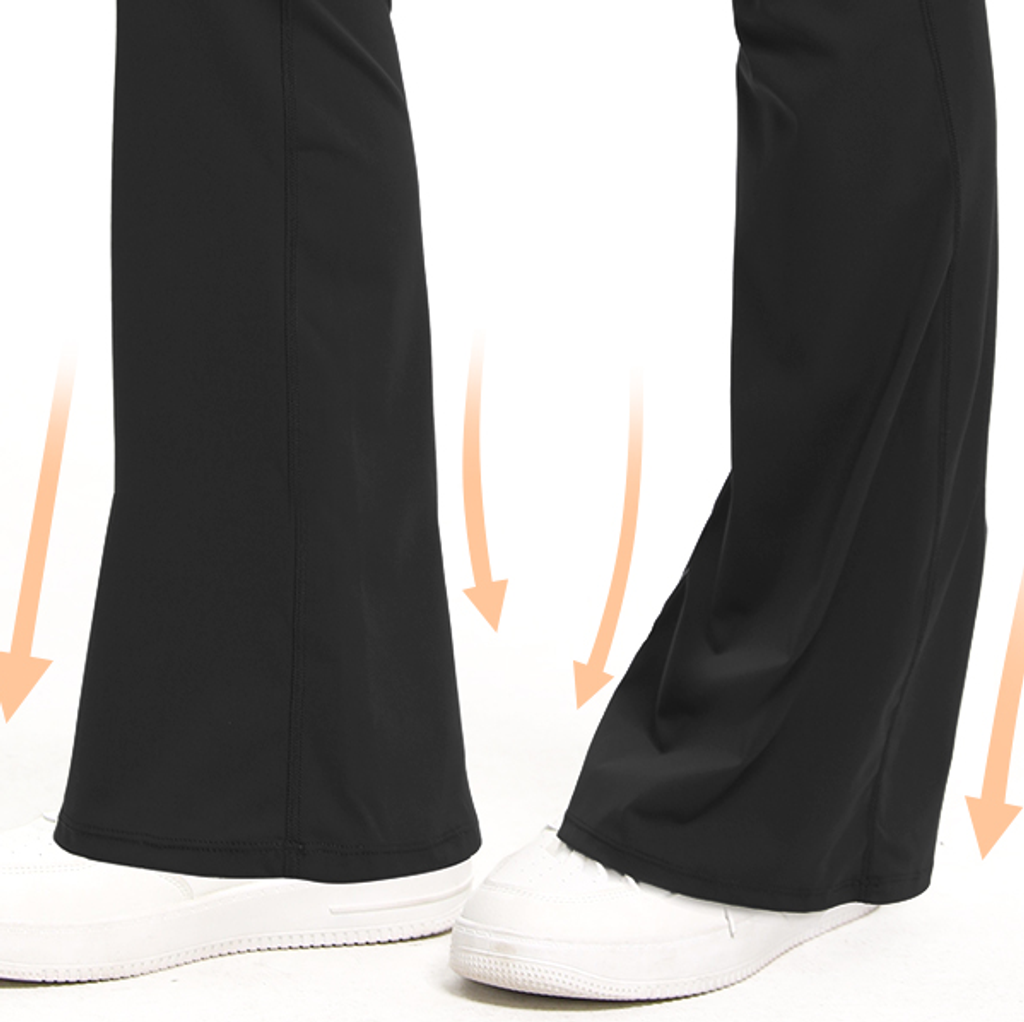 CalyraFit™ - High Waisted Tummy Control Flared Pants