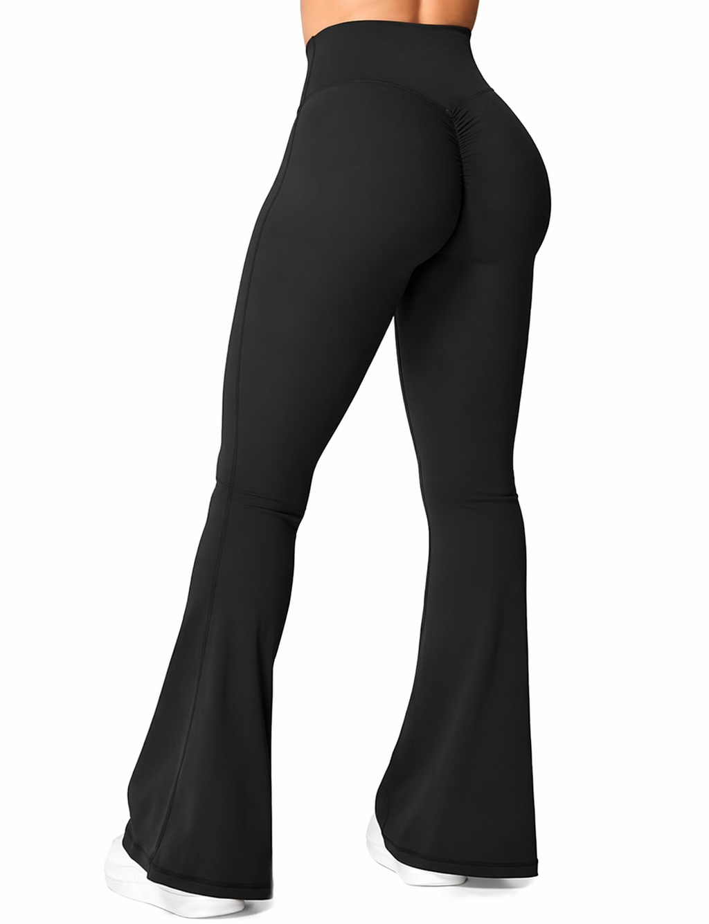 CalyraFit™ - High Waisted Tummy Control Flared Pants