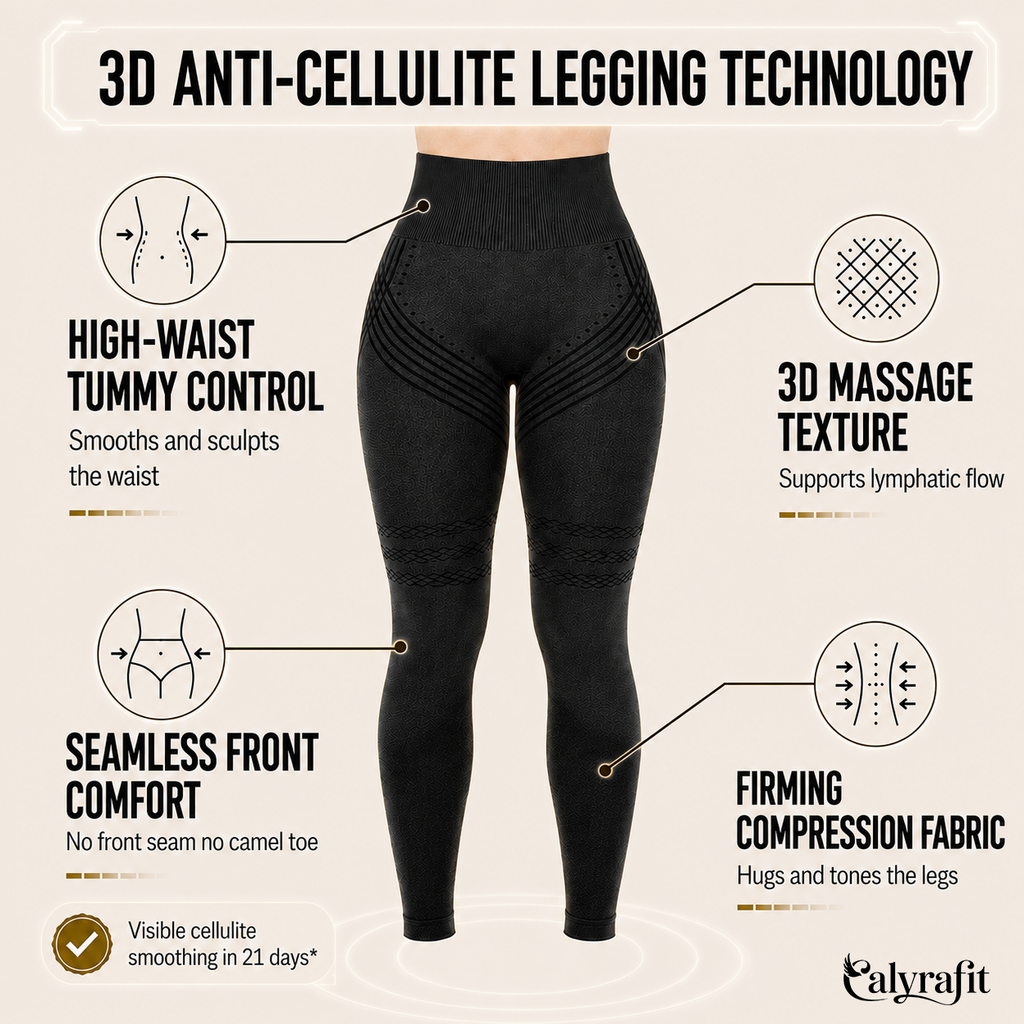 CalyraFit™ -  3D Anti-Cellulite & Lifting Legging