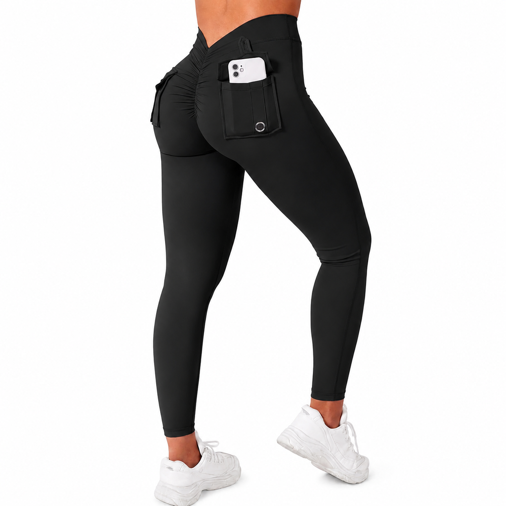 CalyraFit™ - Butt Lifting Cargo Leggings