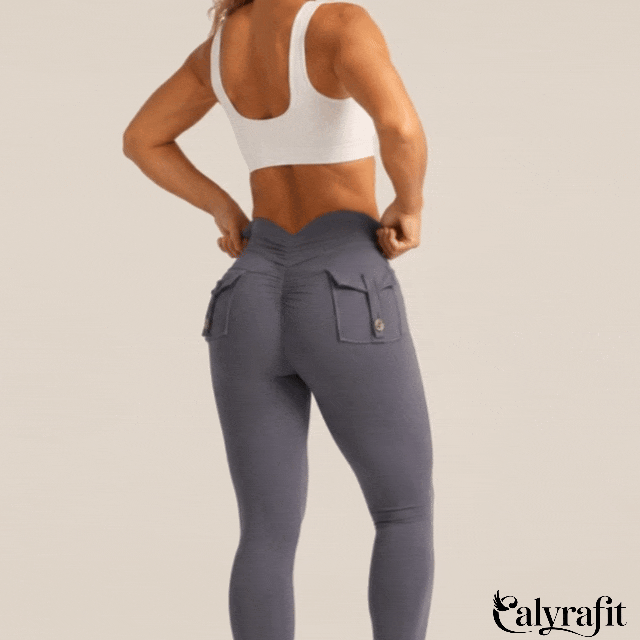 CalyraFit™ - Butt Lifting Cargo Leggings