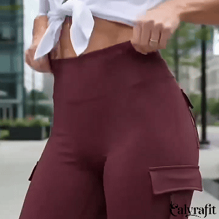 CalyraFit™ - Butt Lifting Cargo Leggings